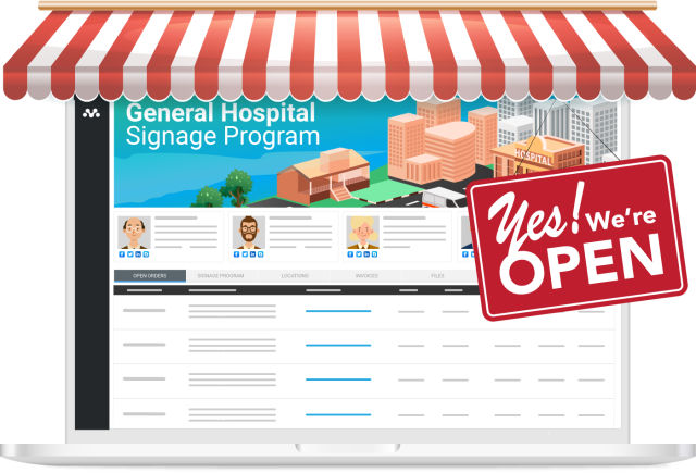 Revolutionizing Signage Program Management and Online Reordering