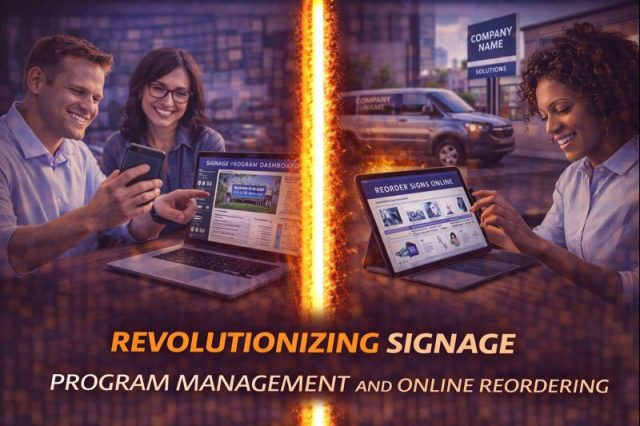 Revolutionizing Signage Program Management and Online Reordering Revolutionizing Signage Program Management and Online Reordering