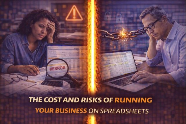 The Cost and Risks of Running Your Business on Spreadsheets The Cost and Risks of Running Your Business on Spreadsheets