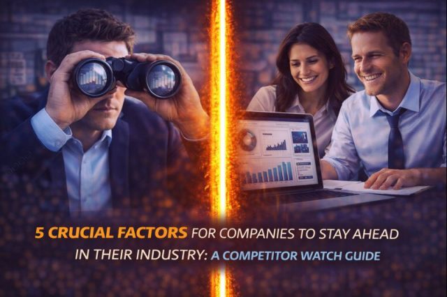 5 Crucial Factors for Companies to Stay Ahead in Their Industry: A Competitor Watch Guide 5 Crucial Factors for Companies to Stay Ahead in Their Industry: A Competitor Watch Guide