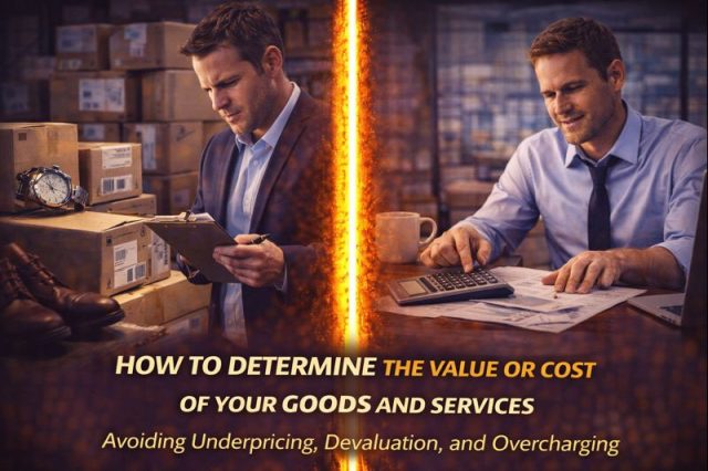 How to Determine the Value or Cost of Your Goods and Services How to Determine the Value or Cost of Your Goods and Services