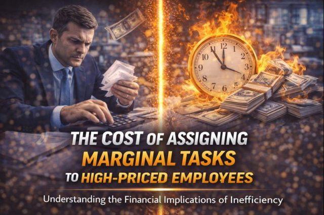 The Cost of Assigning Marginal Tasks to High-Priced Employees