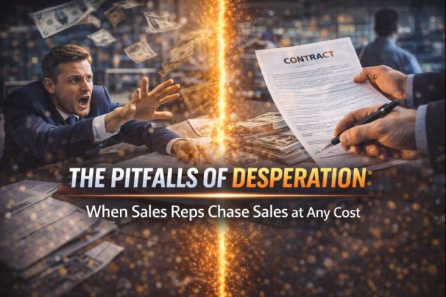 The Pitfalls of Desperation: When Sales Reps Chase Sales at Any Cost