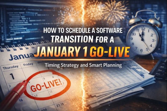 How to Schedule a Software Transition for a January 1 Go-Live: Timing, Strategy, and Smart Planning