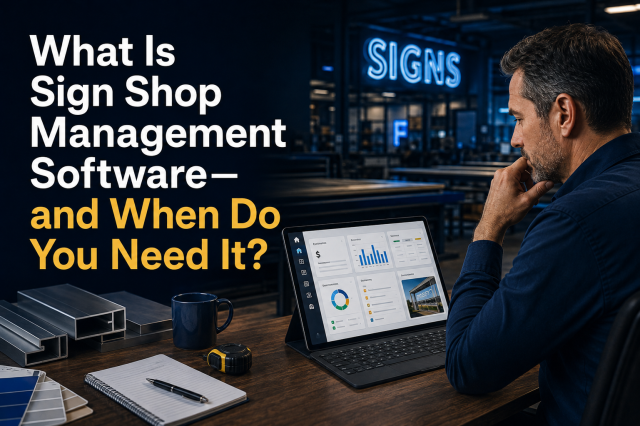 What Is Sign Shop Management Software—and When Do You Need It?