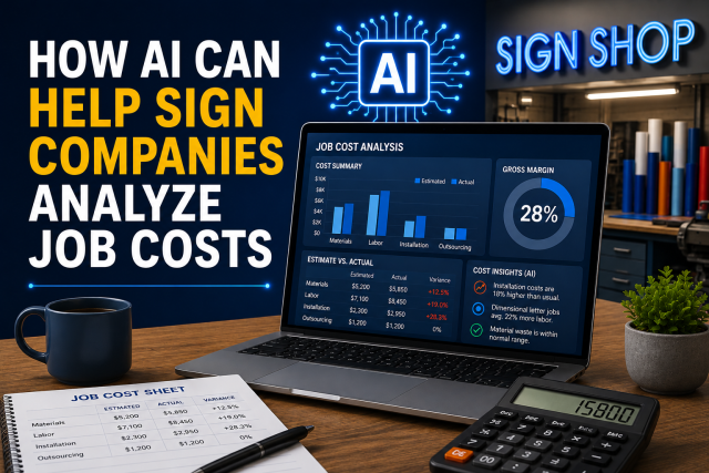 How AI Can Help Sign Companies Analyze Job Costs How AI Can Help Sign Companies Analyze Job Costs