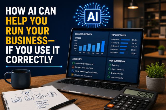 How AI Can Help You Run Your Business—If You Use It Correctly How AI Can Help You Run Your Business—If You Use It Correctly